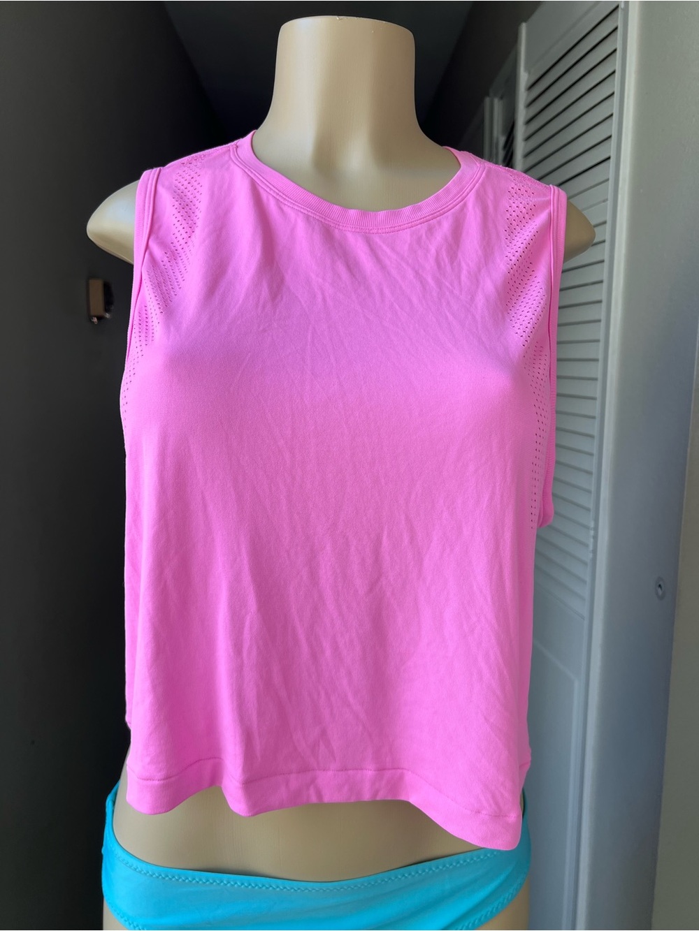 PINK Victoria's Secret Bright Pink Athletic Tank